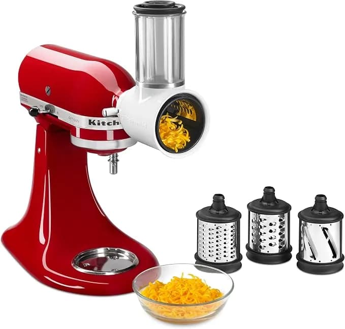 Kitchenaid Ksmvsa Fresh Prep Slicer And Shredder Attachment