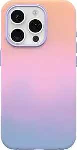 Otterbox Iphone 15 Pro (Only) Symmetry Series Case - Soft Sunset (Purple), Snaps To Magsafe, Ultra-Sleek, Raised Edges Protect Camera & Screen
