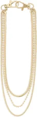 Lucky Brand Gold Tone Multi Chain Wallet Chain, Gold, One Size