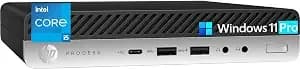 Hp Business Mini Desktop Pc, Intel Core i5, 8gb ddr4 Ram, 256gb Pcie Ssd
