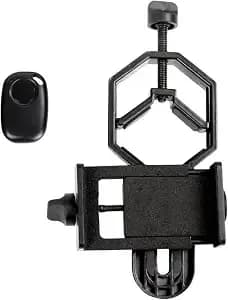 Celestron – Smartphone Adapter And Bluetooth Remote For Telescope, Binoculars & Spotting Scopes – Capture Images & Video Through Your Optics – Simple, Durable, Metal Body - Compact And Travel-Friendly