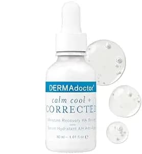 Dermadoctor Hyaluronic Acid Moisturizer For Face – Hydrating Niacinamide Face Serum With Vitamin C – Dermatologist Formulated Hydrating Serum For Sensitive Skin, 1 Fl Oz