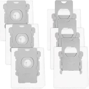 6 Pack Roomba Replacement Parts - Vacuum Bags For Irobot Roomba i7+, i1+, i2+, i3+, i4+, i5+, i6+, i8+, j6+, j7+, j8+, j9+, s9+, Combo i5+, j5+, j7+, j9+, High-Efficiency Dirt Disposal Bags