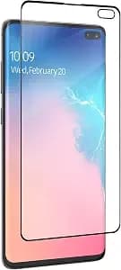 Zagg Invisibleshield Glass Fusion Visionguard Samsung Galaxy s10+ Screen Protector - Extreme Hybrid Glass Protection + Harmful Blue Light Filter