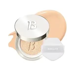 Banila Co Covericious Cover Cushion - Long-Wear Matte, 23n Medium (0.49 Oz) - Pore Blurring & Seamless Finish - Up To 100hr Long-Wear Matte Foundation - 20 Inclusive Shades - Korean Cushion Foundation
