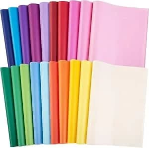 Shindel 330 Sheets Tissue Paper Bulk, 14x10 Inch Colored Wrapping - Tissue Paper For Gift Bags Diy Crafts Birthday, Wedding Holidays Decor 20 Colors