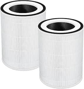 2 Pack True Hepa Kilo Filter Replacement For Afloia Kilo, Kiloplus, Kilopro - 3-Stage Filtration For Afloia Air Purifier Filter Replacement For Afloia Miro, Miro Pro And Morento Mr-Kilo, Kalo