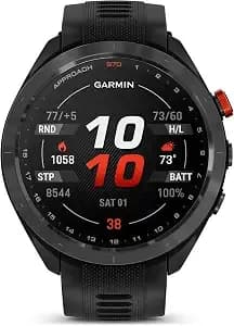 Garmin Approach® s70, Premium Gps Golf Smartwatch, 47mm, Black - Amoled Touschreen Display, Advanced Wellness & On-Course Features, Lightweight Build, 43,000+ Preloaded Courses