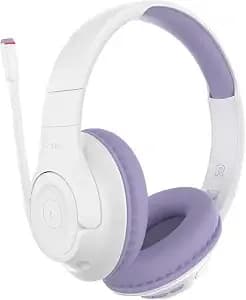 Belkin Soundform Inspire Wireless Over-Ear Headset For Kids, Online Learning & Travel W/Built-In Microphone, 85db Safe Volume Limit, 35h Battery - Compatible W/Iphone, Ipad, Galaxy & More - Lavender