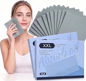 Oil Blotting Sheets For Face, 30% Larger One Sheet Covers Full Face, 100pcs