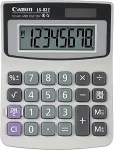 Canon Ls-82z Handheld Calculator, White
