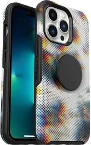 Otterbox Iphone 13 Pro Otter + Pop Symmetry Series Case - Digitone (Graphic), Integrated Popsockets Popgrip, Slim, Pocket-Friendly, Raised Edges Protect Camera & Screen
