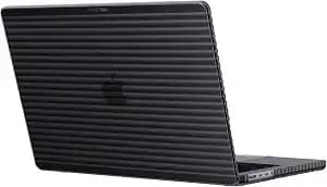 tech21 Evo Wave Case For Macbook Pro 14" (2021 & 2023) - Protective Hard Shell Cover - Charcoal