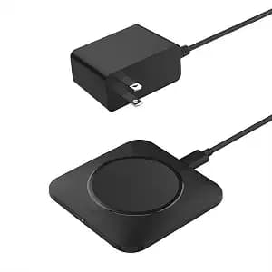 Belkin 15w Wireless Charging Pad, Compact Qi Charger For Iphone, Galaxy - Easy-Align Non-Magnetic Design, Iphone, Samsung Galaxy, Airpods Pro Compatible, Qi-Enabled Device Charger