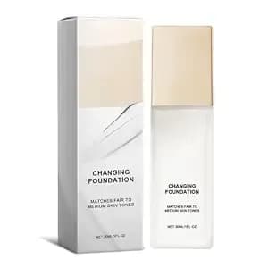 Color Changing Foundation For Mature Skin, 1pcs - Lightweight Concealer Cover Cream, Hydrating Liquid Foundations, Suitable For All Skin Types