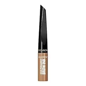 Revlon Colorstay 5-In-1 Semi-Permanent Brow Ink With Spoolie Brush, Waterproof, Transfer-Proof, Eyebrow Makeup, Easy To Remove, 350 Blonde Ink, 0.09 Fl Oz