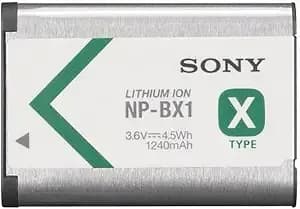 Sony Np-bx1/m8 Lithium-Ion X Type Battery (Silver)