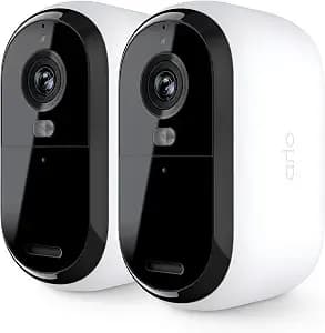 Arlo vmc3250-100nar Essential 2nd Gen 2k, 2-Cam, White - Certified Refurbished