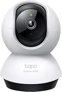 Tp-Link Tapo 2k Qhd Pan/Tilt Security Camera For Pet Camera, Baby Monitor, Motion Detection, Motion Tracking, 2-Way Audio, Night Vision, Cloud &Sd Card Storage, Works W/Alexa & Google Home(Tapo c220)