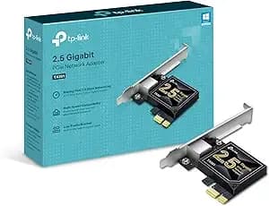 Tp-Link 2.5gb Pcie Network Card (tx201) – Pcie To 2.5 Gigabit Ethernet Network Adapter, Supports Windows 11/10/8.1/8/7, Win Server 2022/2019/2016, Linux