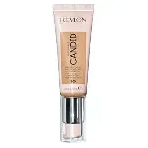 Revlon Photoready Candid Natural Finish Foundation, With Anti-Pollution, Antioxidant, Anti-Blue Light Ingredients, 260 Chai, 0.75 Fl. Oz.