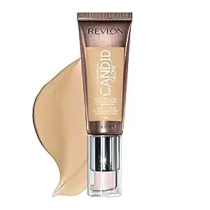 Revlon Photoready Candid Glow Moisture Glow Anti-Pollution Foundation With Vitamin E & Prickly Pear Oil,Anti-Blue Light Ingredients,Without Parabens,Pthalates,And Fragrances,Creme Brulee,0.75 Oz