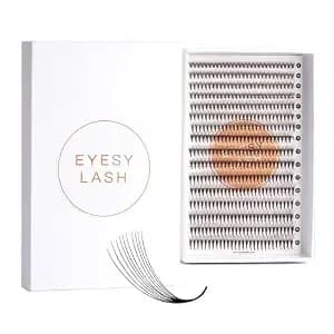 Eyesy Lash 448 Narrow Promade Fans - 10d 0.07mm Cc Curl 9-15mm Mixed Length