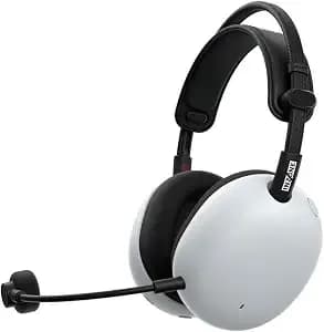 Sony Inzone h9 Ii Wireless Noise Cancelling Gaming Headset, White - Lightweight, Wh-1000xm6 Drivers, Detachable Cardioid Mic, 2.4ghz/Bt/3.5mm, Soft Case, Pc/ps5/Switch/Mobile, 30 Hr Battery