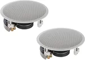 Yamaha Ns iw560c 8" 2 Way In-Ceiling Speaker System For Custom Installations (Pair, White)