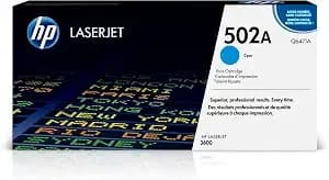 Hp Original 502a Cyan Toner Cartridge - Works Color Laserjet 3600 Series - q6471a