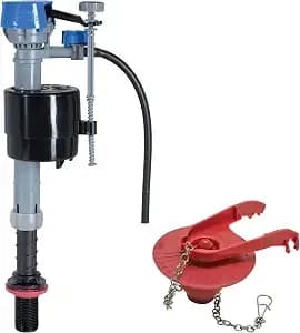 Fluidmaster K-400h-039 Toilet Fill Valve & 2-Inch Flapper Repair Kit