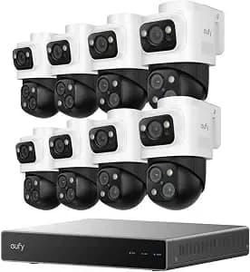 Eufy 4k Nvr Security Camera System s4 Max & Poe Bullet-Ptz Cam s4 (Bundle)