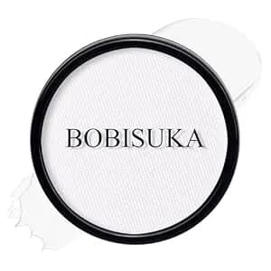 Bobisuka Clown White Face Body Paint, Water-Based Face Painting Kit & Body Paints, Safe Non-Toxic Facepaint For Halloween Goth Skeleton Mime Ghost Sfx Makeup, Costume Cosplay Party Art Theater & Stage