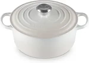Le Creuset Enameled Cast Iron Signature Round Dutch Oven, 4.5 Qt., Meringue
