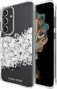 Case-Mate Samsung Galaxy s24 Plus Case [6.7"] [12ft Drop Protection] [Wireless Charging] Touch Of Pearl Phone Case For Samsung Galaxy s24 Plus -Luxury Bling Glitter Cover W/Anti-Scratch Tech, Slim Fit