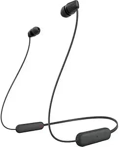 Sony Wi-c100 Wireless In-Ear Bluetooth Headphones With Built-In Mic, Black