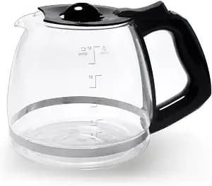 12-Cup Coffee Carafe Replacement For Black And Decker Coffeemaker - Premium Borosilicate Glass Coffee Pot Fits Many Black+Decker Model# cm1160b, cm1160w Series, Pt.# gc3100b tc1200b