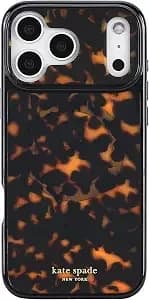Kate Spade New York Iphone 17 Pro Max Case - Tortoise - Compatible With Magsafe - Lightweight Designer Case For Iphone 17 Pro Max W/Anti-Scratch Coating And Speckled Tortoise Design