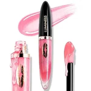 Luminess Hot Kiss Lip Plumper - Maximum Plumping Lip Gloss For Fuller-Looking Lips, Hydrating, Moisturizing & Revitalizing Lip Stain With Shea Butter & Vitamin E, Lip Moisturizer, Vegan & Cruelty-Free