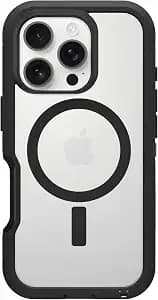 Otterbox Iphone 16 Pro Defender Series Xt Clear Case - Dark Side - Tough, Rugged & Durable Iphone Case, Snaps On Magsafe, Pressure-Fitted Dual-Layer Iphone Case