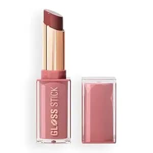 Revolution Pout Lip Gloss Stick, Creme Brulee Mauve - Pigmented High-Shine Formula With Hyaluronic Acid & Vitamin E, Vegan & Cruelty-Free, 0.1 Fl Oz