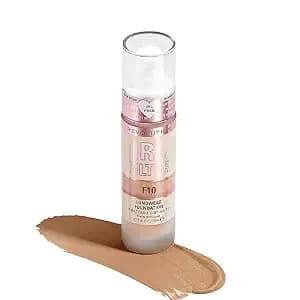 Revolution Irl Filter Longwear Foundation, f10 - Soft & Breathable Formula, Medium To Full Coverage, Matte Finish, Vegan & Cruelty-Free, 0.7 Fl Oz