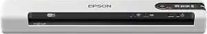 Epson Ds-80w Wireless Portable Document Scanner 4-Second Scan Speed - Pc Mac Ios And Android Devices Single-Sheet-Fed Mobile Scanner With Battery Power