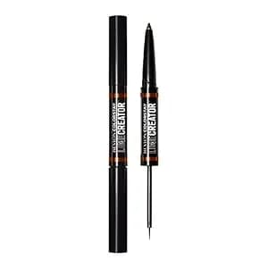 Revlon Colorstay Line Creator Dual-Ended Eyeliner, 152 Leathercraft - Double-Ended Liquid Eyeliner & Smoky Kohl Pencil. Waterproof, Transfer-Proof, Longwearing Definition.