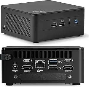 Asus Nuc 13 Pro Tall Mini Pc Desktop, Intel Core i5-13420h (4.6ghz), 16gb Ram, 512gb Pcie Ssd, Ultra-Quiet And Compact Design, 4k Quad Display, Usb, Hdmi, Thunderbolt, Wi-Fi 6e, Bluetooth, win11 Pro