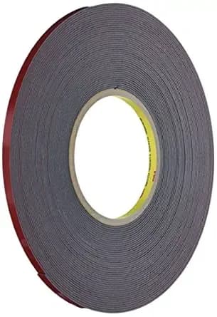 3m 6386 Acrylic Tape,Black