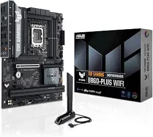 Asus Tuf Gaming b860-Plus Wifi b860 Lga 1851 Atx Motherboard, Intel® Core™ Ultra Series 2 Ready, Advanced Ai Pc-Ready, 12+1+2+1 Stages, ddr5,Pcie 5.0, 3x M.2, Wi-Fi 7, 2.5gb Lan, Usb 20gbps Type-C® - Wi-Fi 7, Usb 20gbps Type-C, Ethernet, Intel Core™ Ultra