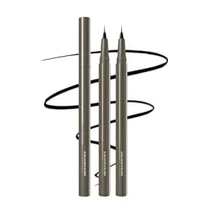 2pcs Black Ultra Fine Liquid Eyeliner, Slim Tip For Winged & Inner Liner - Waterproof, Smudge-Proof, Quick-Drying, All-Day Long-Lasting, Light Smooth Formula