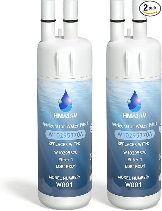 edr1rxd1 Replacement For Everydrop 1, Whirlpool w10295370a, whr1rxd1, 2pack - Compatible With Everydrop Filter 1, edr1rxd1b, w10295370, kad1rxd1, p4rfkb2, p8rfwb2l, Kenmore 9081, 9930