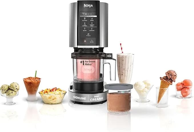 Ninja® Creami® 7-In-1 Ice Cream Maker, Ice Cream, Gelato And More, nc301 - Ninja Creami Transforms Frozen Bases Into Ice Cream, Sorbet And Milkshakes At A Button Touch, From Healthy To Indulgent.